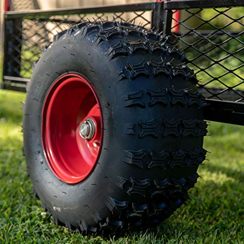 YUTRAX® HC1750 Trailer, Heavy-Duty Trailer, 1750 lb. Load Capacity, Heavy-Duty Steel Construction, Haul 28 Cub Feet, Minimal Assembly, Large Flotation Tires