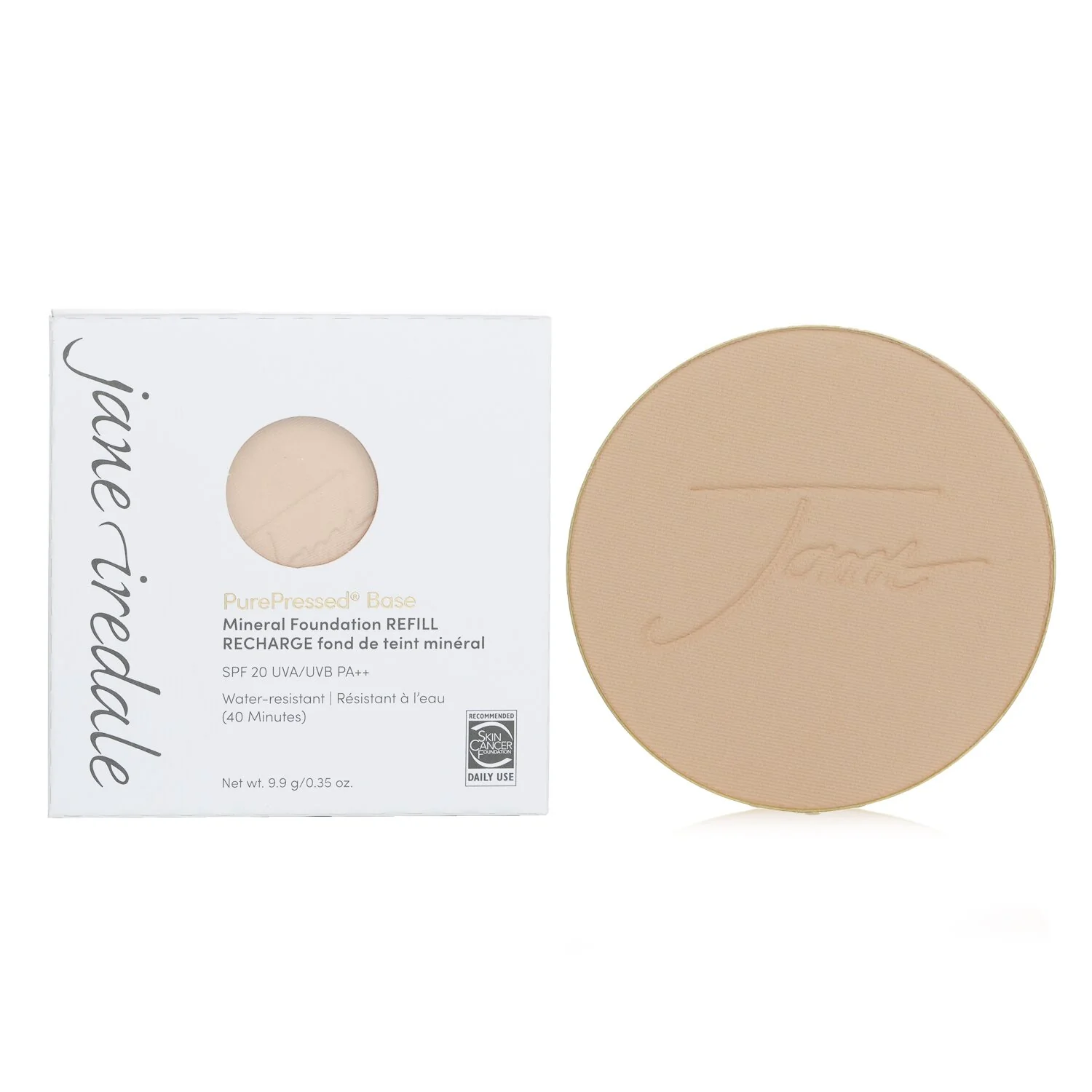 Jane Iredale PurePressed Base Mineral Foundation Refill SPF 20 - Latte  9.9g/0.35oz