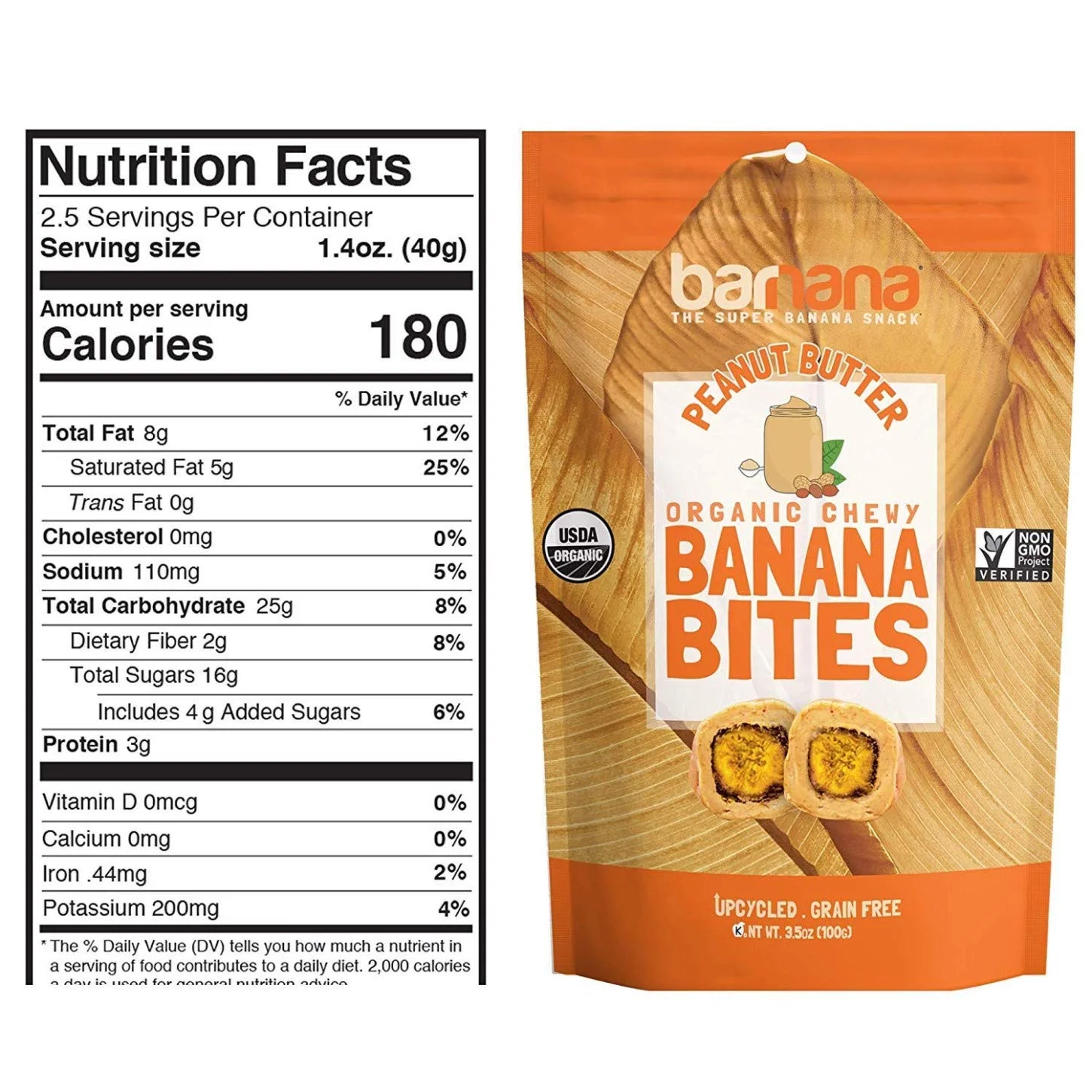 BANANA BITE PEANUT BUTTR Pack of 12
