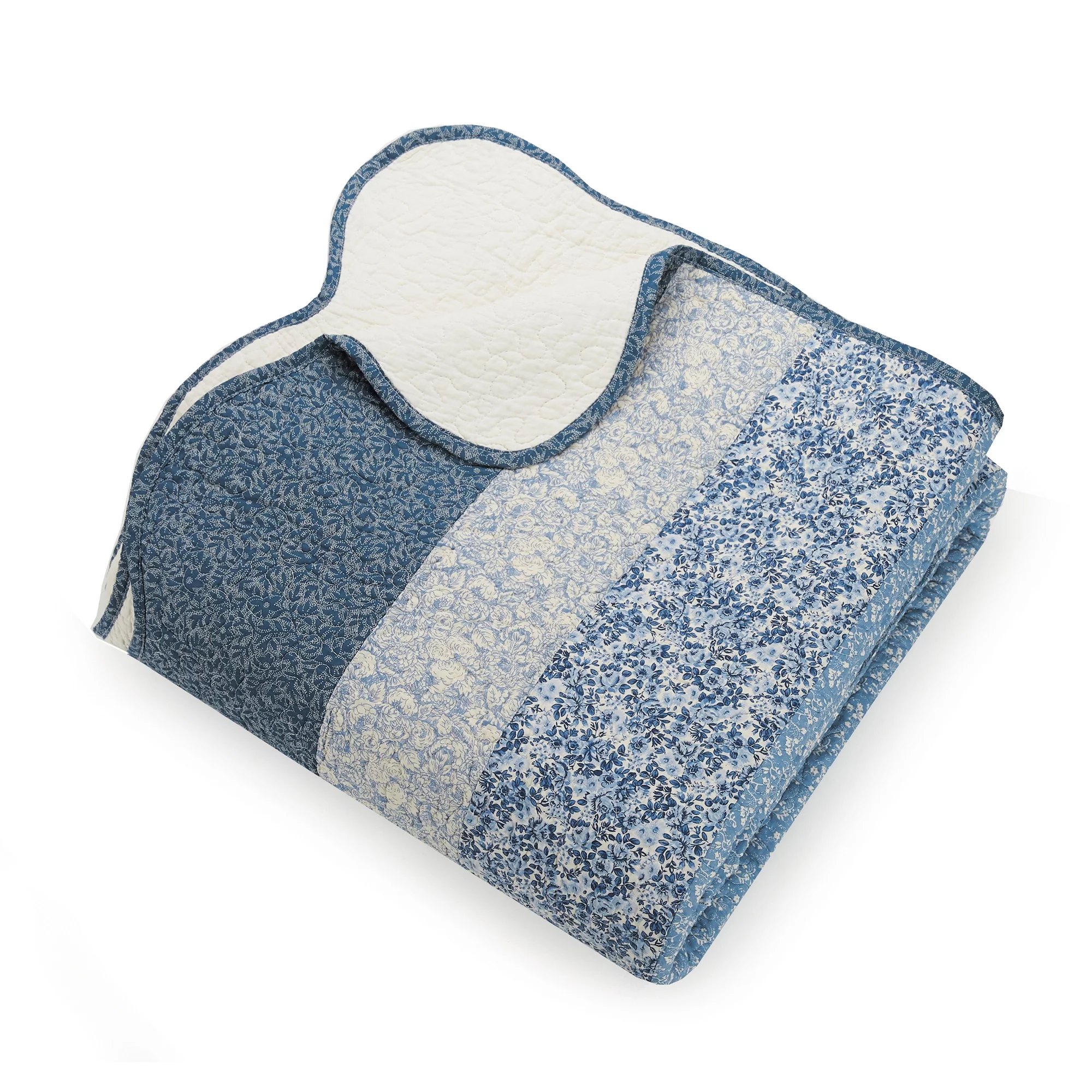 Modern Heirloom Charlotte Bedspread, Full, Blue