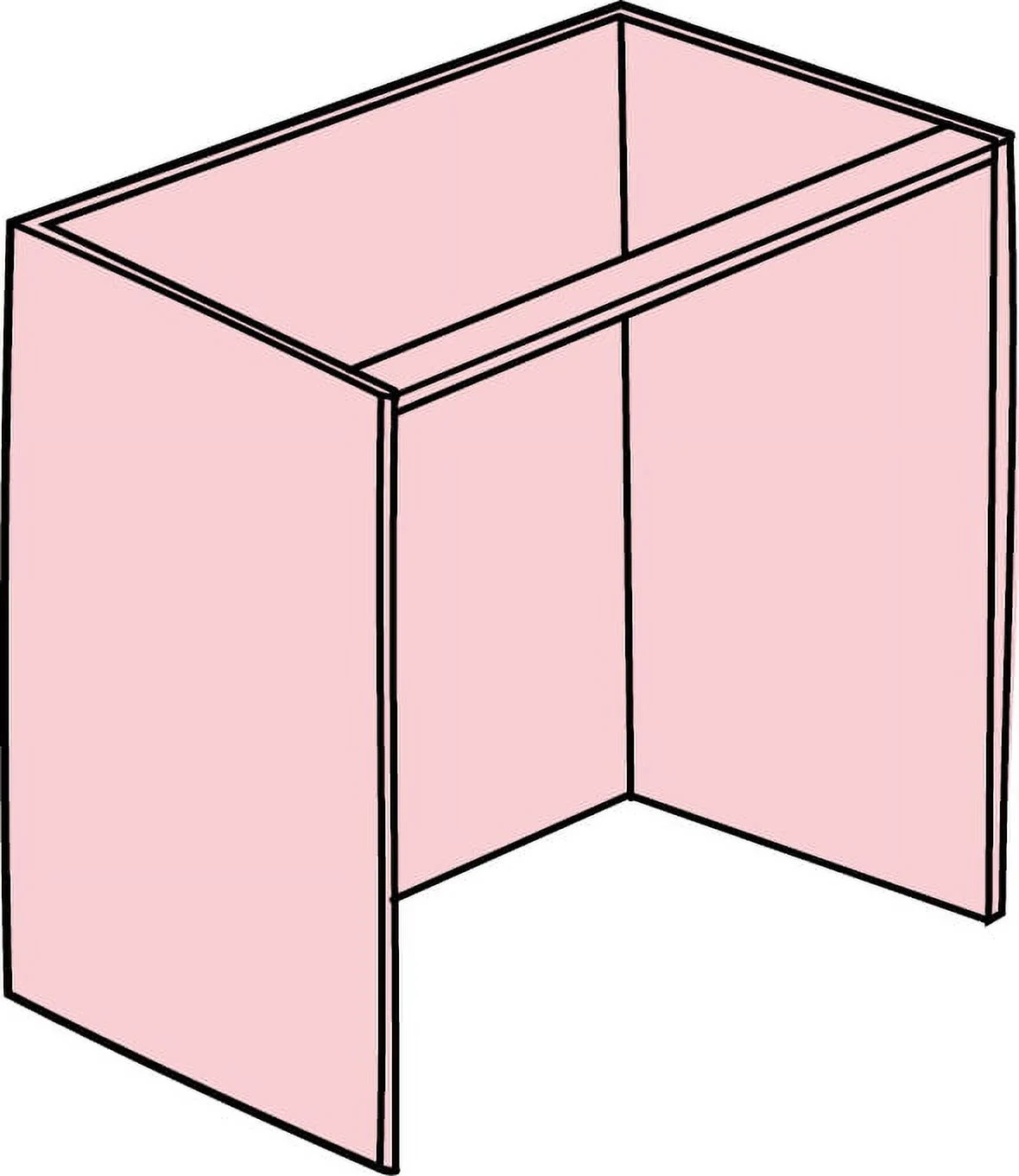 Belen Kox Legacy Stand Up Desk (w/o Top)- Mahogany