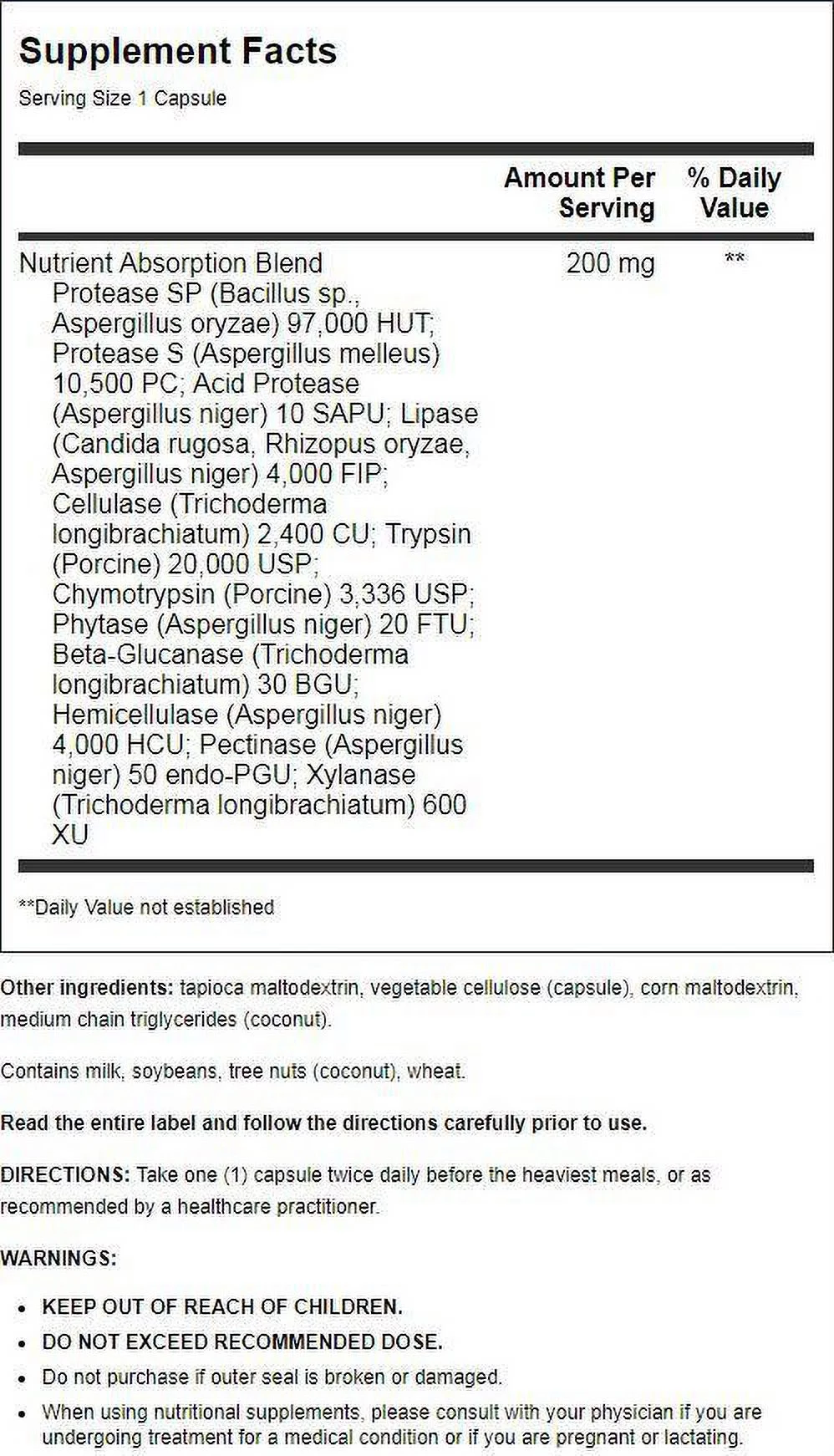 Life Extension Extraordinary Enzymes 60 Caps