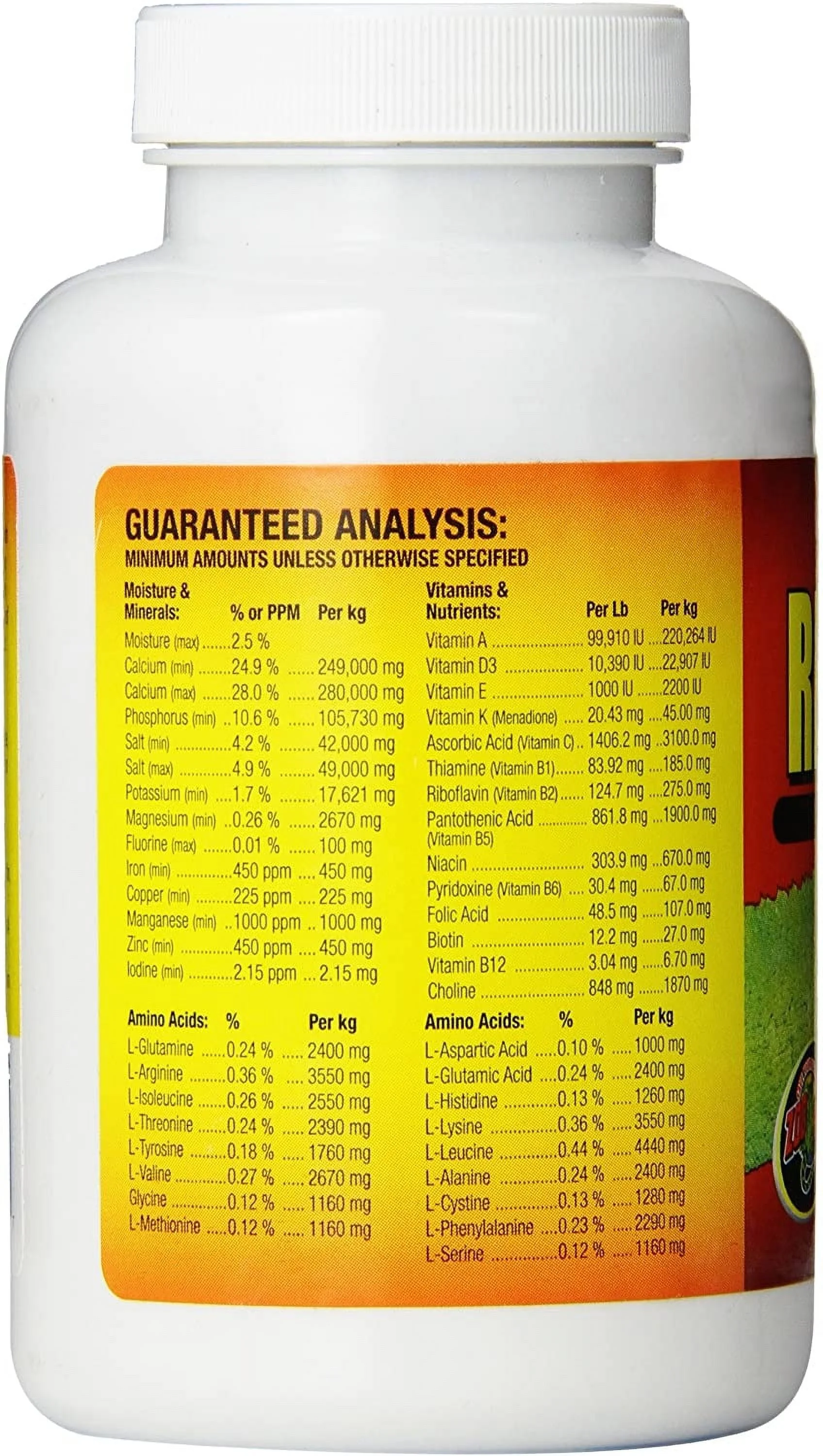 Zoo Med Reptivite Reptile Vitamins with D3 [Health Care] 48 oz (6 x 8 oz)