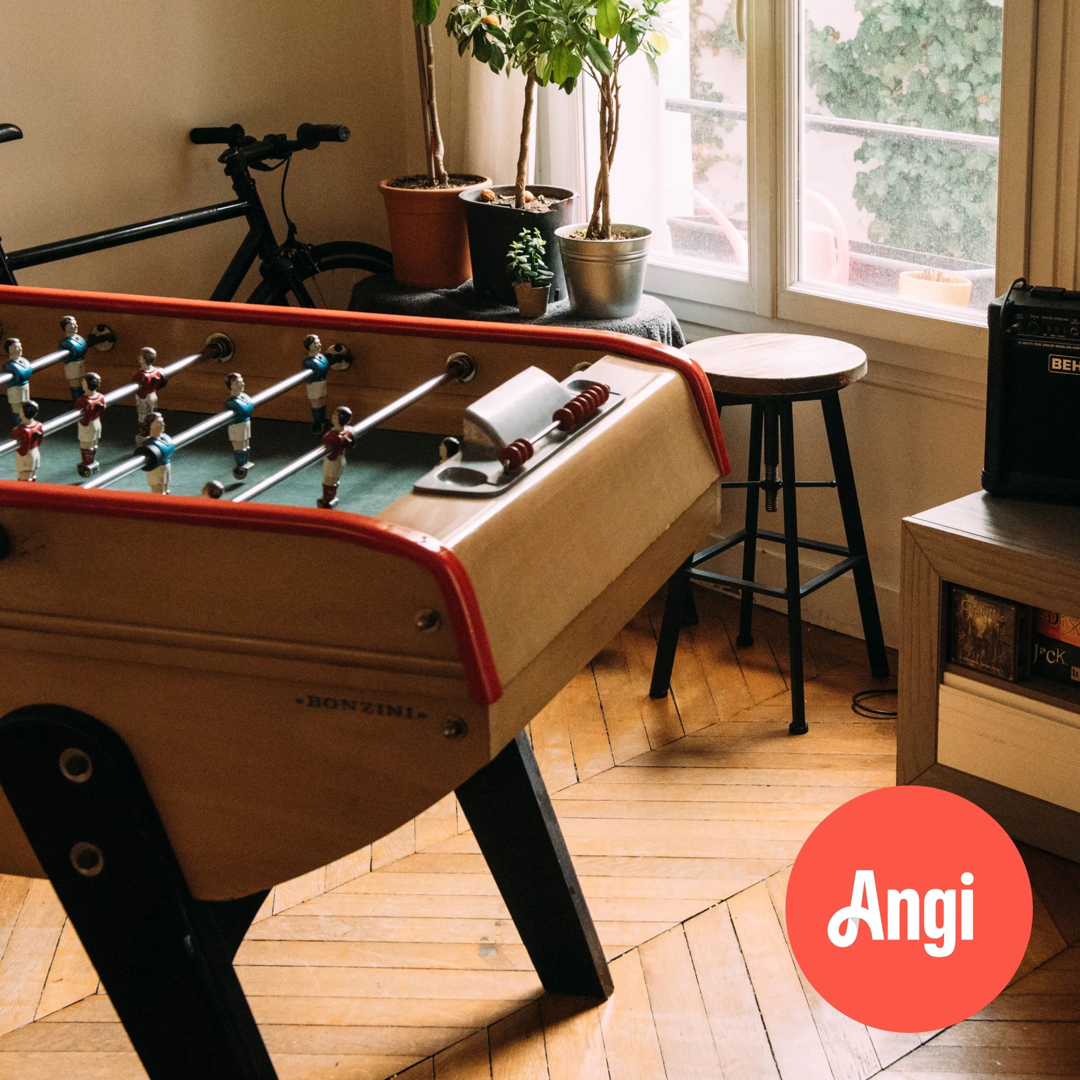 Foosball Table Assembly