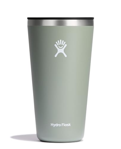 Hydro Flask All Around Stainless Steel Tumbler with Lid and Double-Wall Vacuum Insulation, 28 OZ