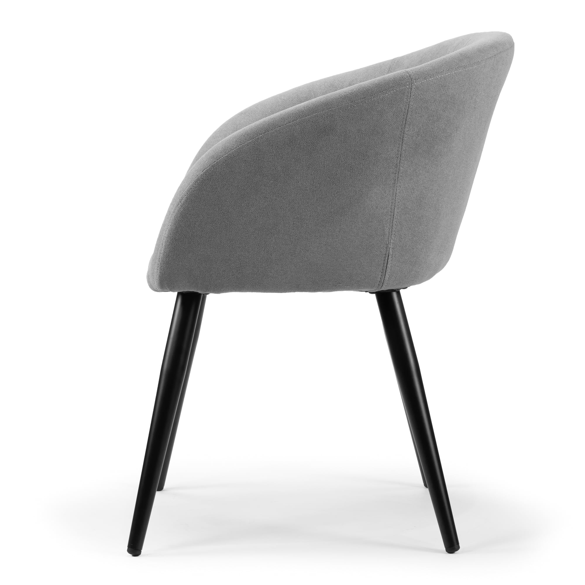 Glamour Home Amma Mid-Century Dining Arm Chair - Set of 2