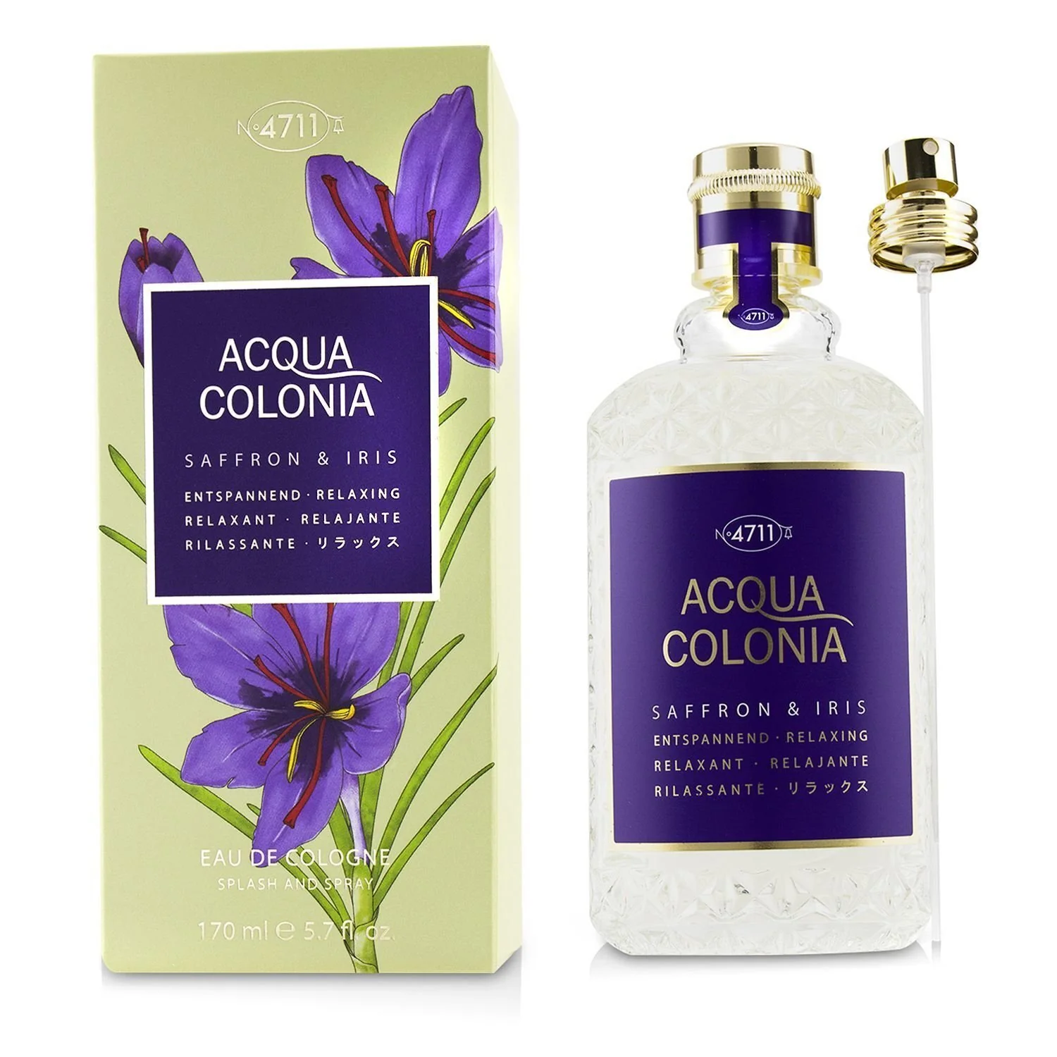 4711 Acqua Colonia Saffron & Iris Eau De Cologne Spray  170ml/5.7oz