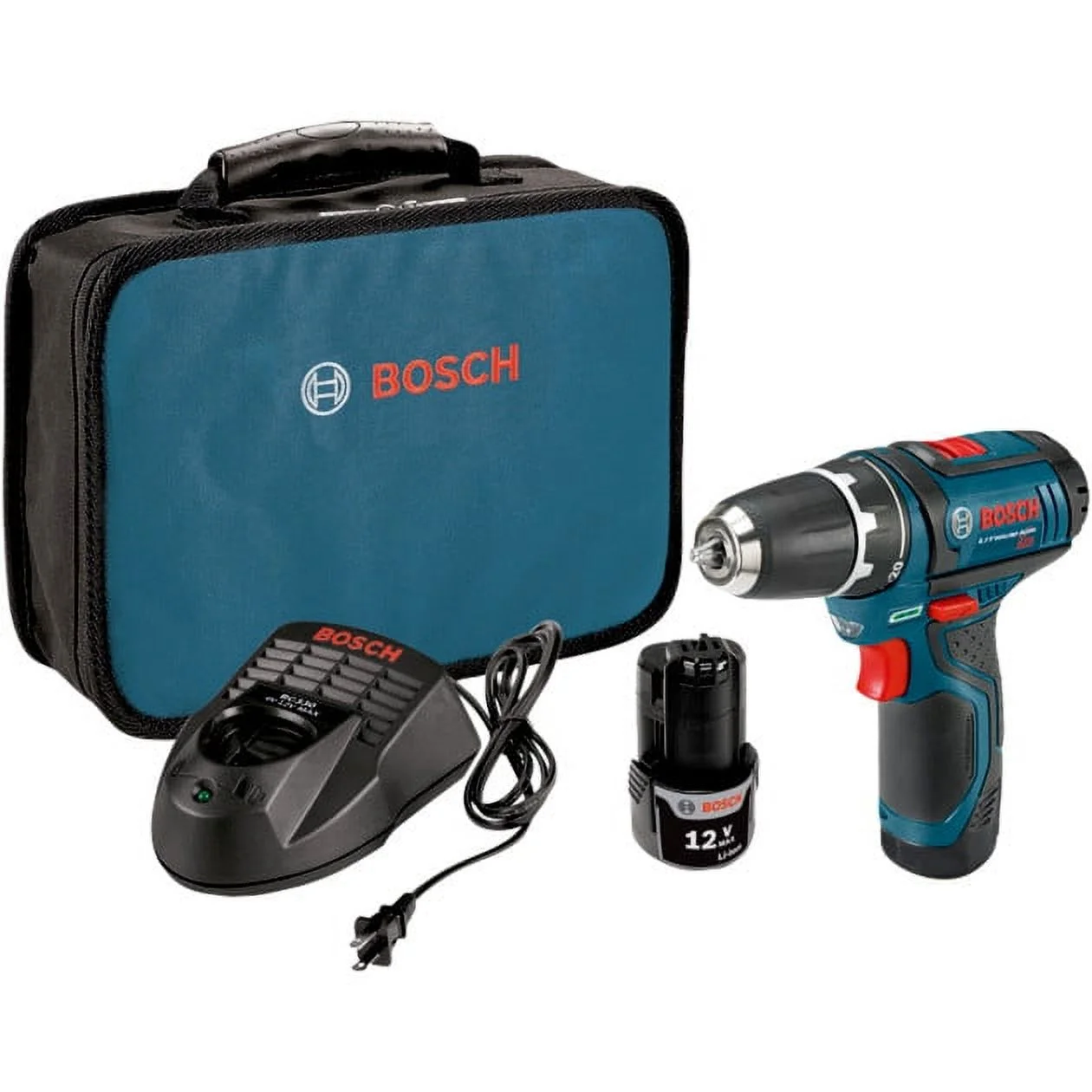 Restored Bosch PS31-2A-RT 12V Max Lithium-Ion 3/8 in. Cordless Drill Driver Kit 2 Ah (Refurbished)
