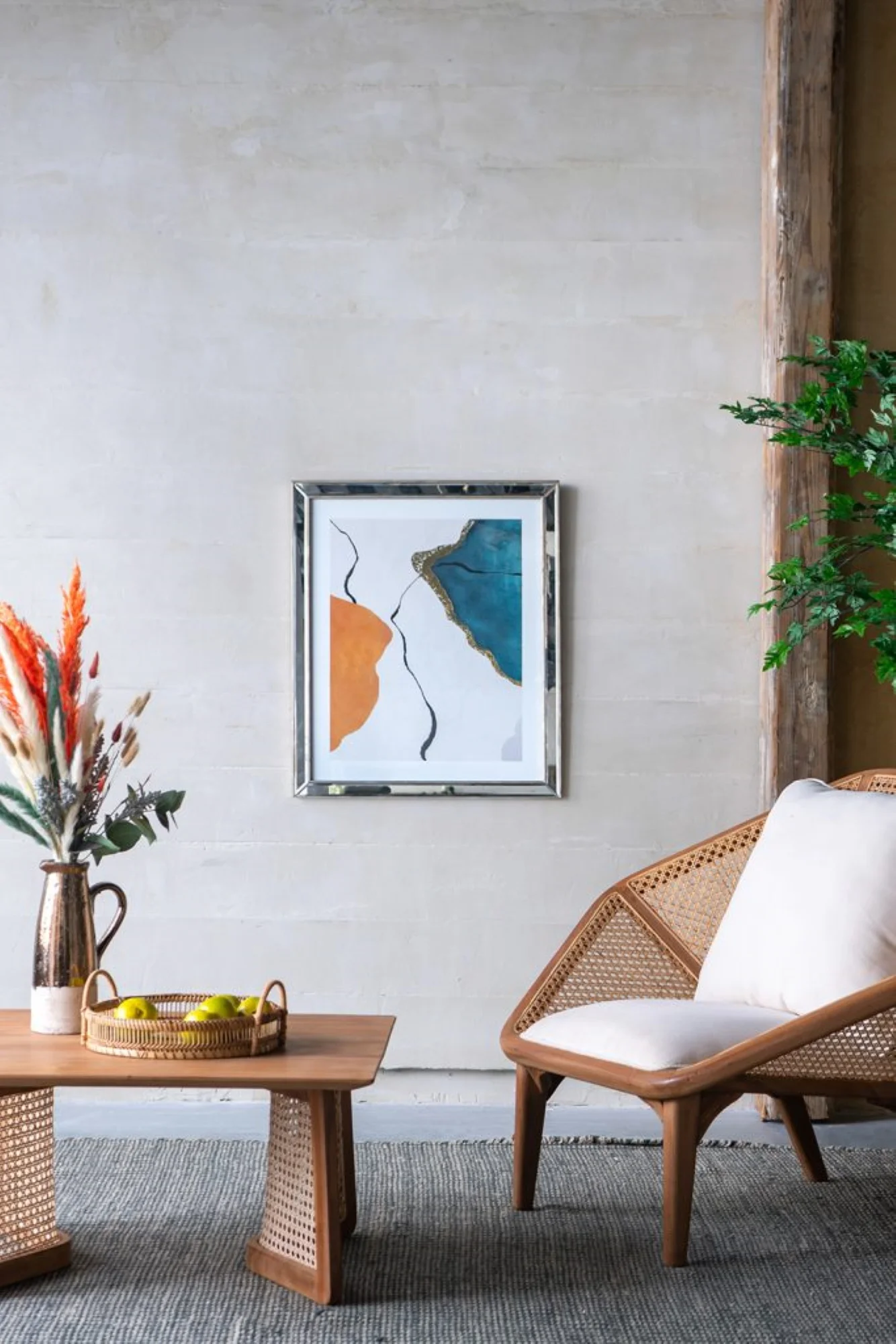 CC Home Furnishings Abstract Framed Wall Arts - 22