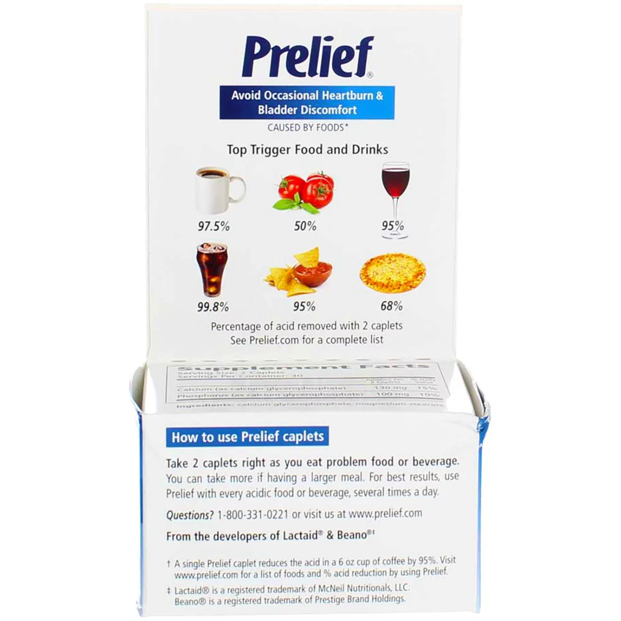 Prelief Dietary Supplement 60 ea (Pack of 3)