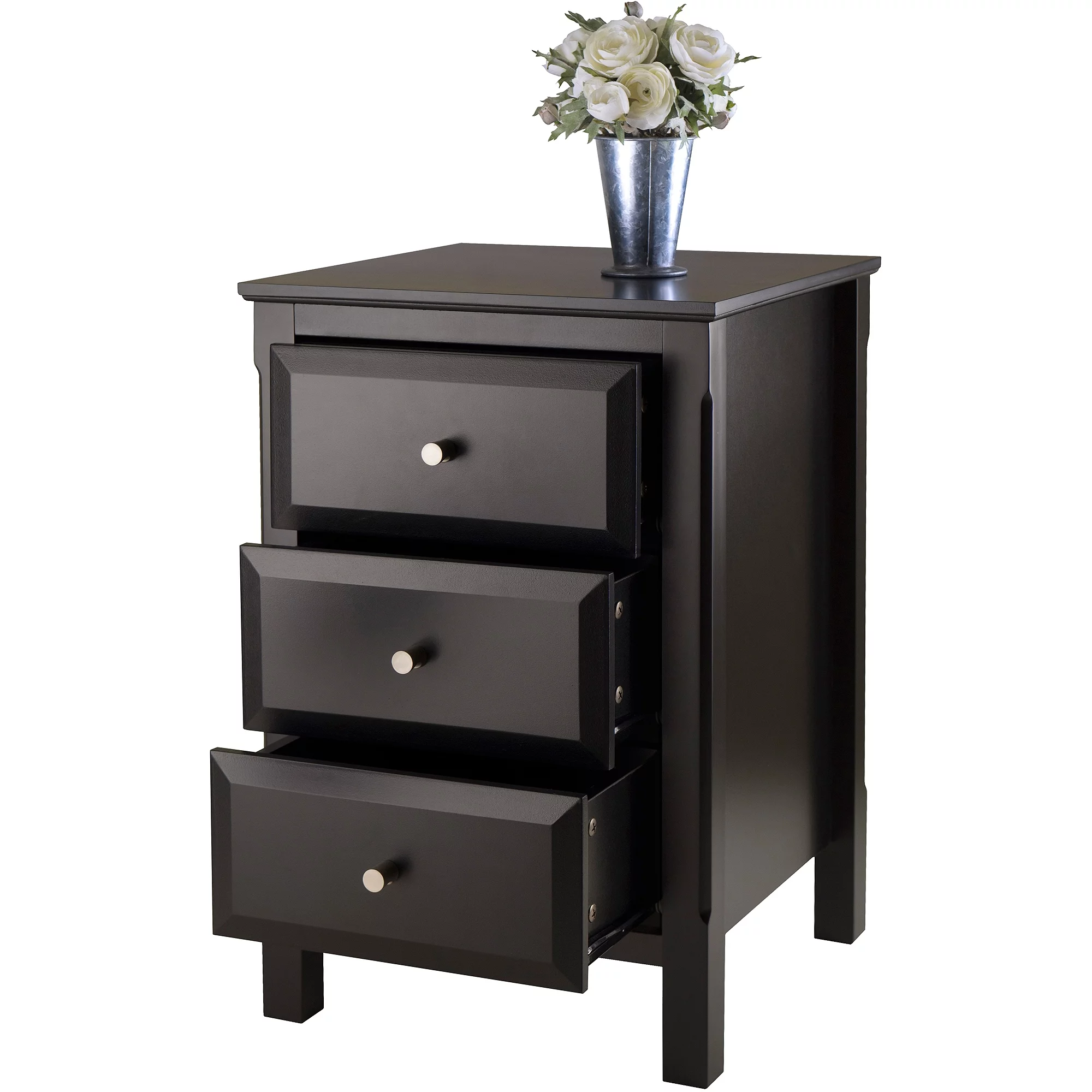 Winsome Timmy Nightstand Accent Table, Black