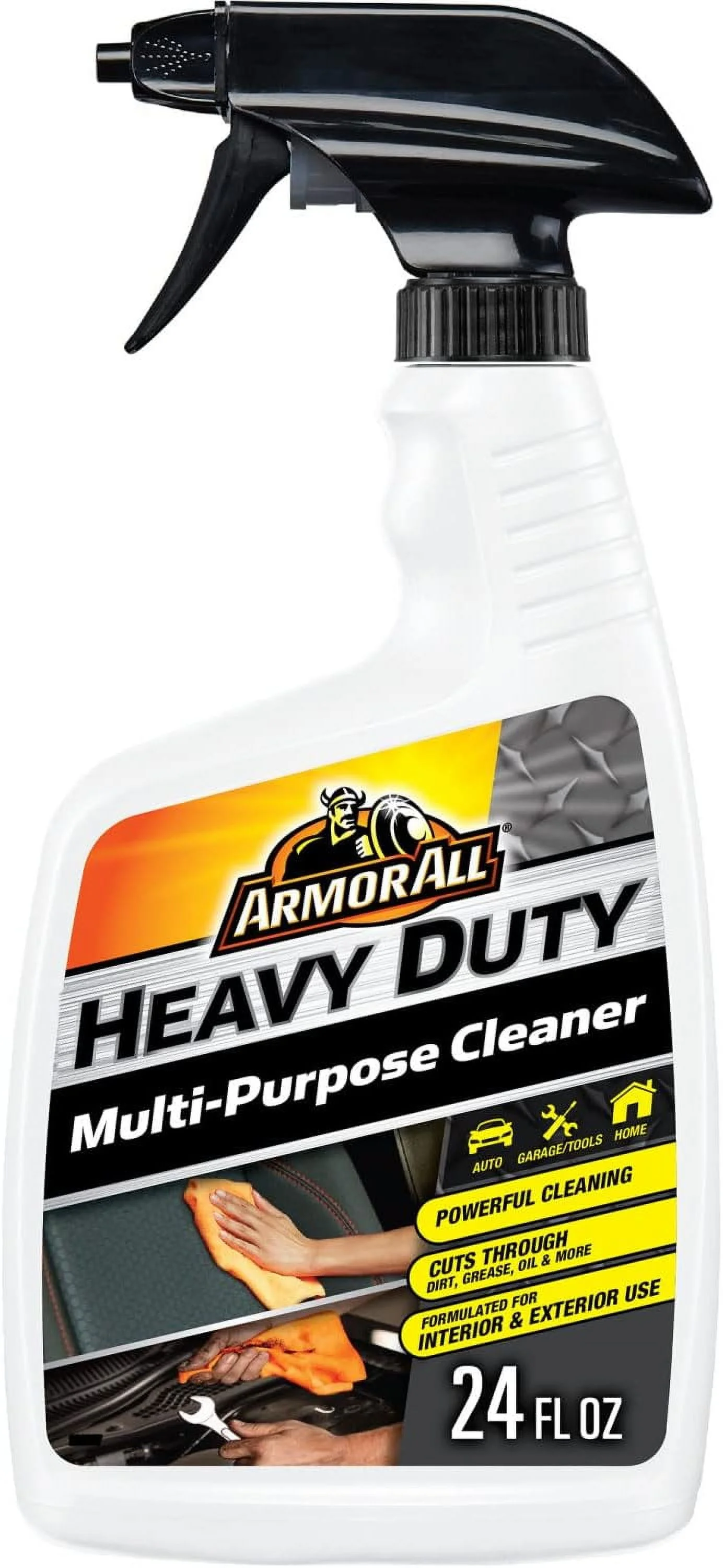 Armor All Heavy Duty Multi Purpose Cleaner, All Purpose Car Cleaner for All Auto Surfaces, 24 Fl Oz 24 Fl Oz (Pack of 1)