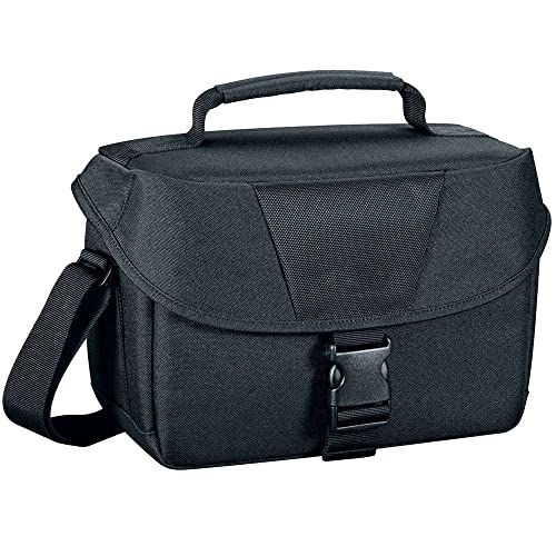 Canon EOS 4000D / Rebel T100 DSLR Camera with 18-55mm Lens + Platinum Mobile Accessory Bundle Package Includes: SanDisk 32GB Card, Tripod, Case, Pistol Grip and More (21pc Bundle), Black (Renewed)