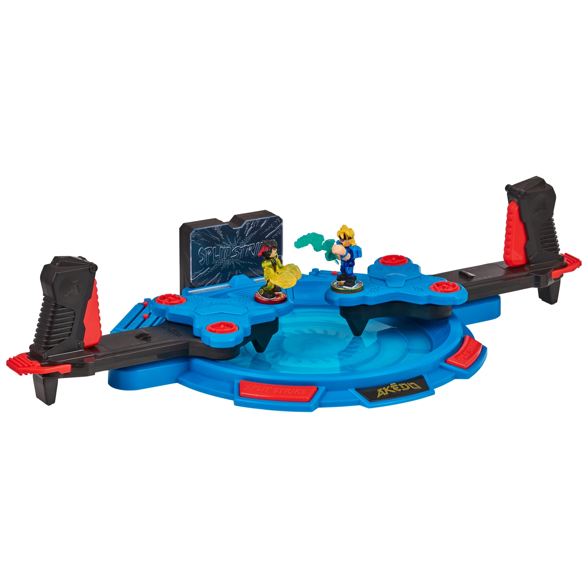 Akedo Powerstorm Triple Strike Tag Team Arena With 40+ Battle Sound Effects, Light Up Scoreboard And 2 Battling Warriors Exclusive To The Playset, Boys, Ages 6+