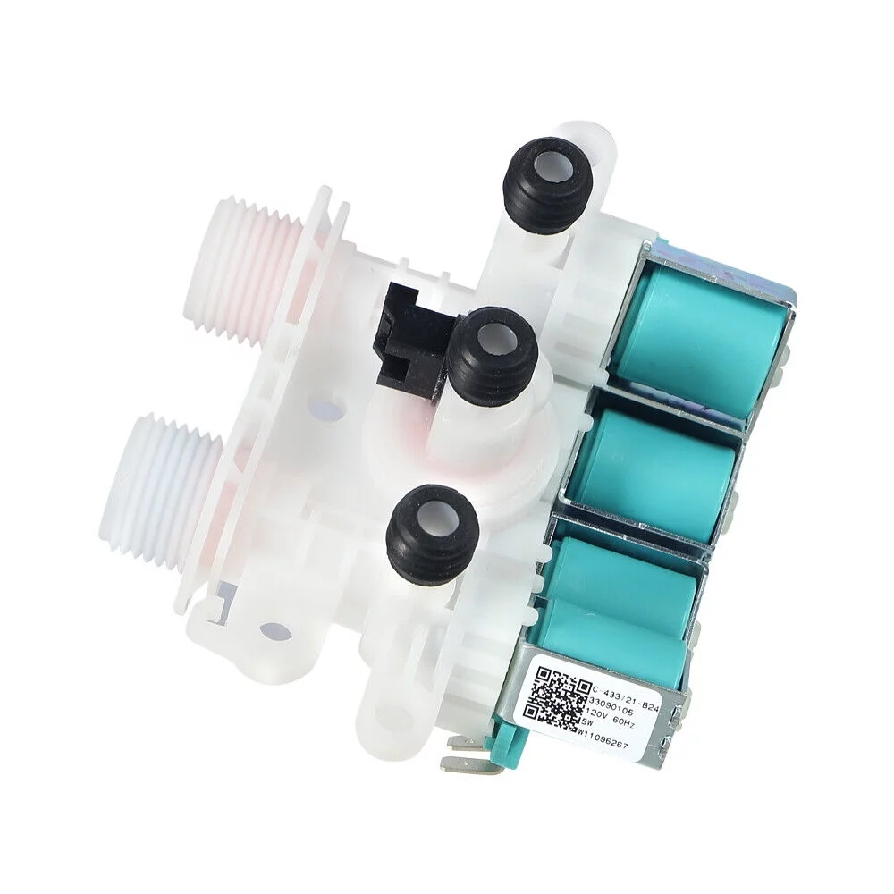 JahyShow Water Inlet Valve W11165546 - Optimal Fit for Maytag, Whirlpool, KitchenAid Washing Machines - Reliable Performance.