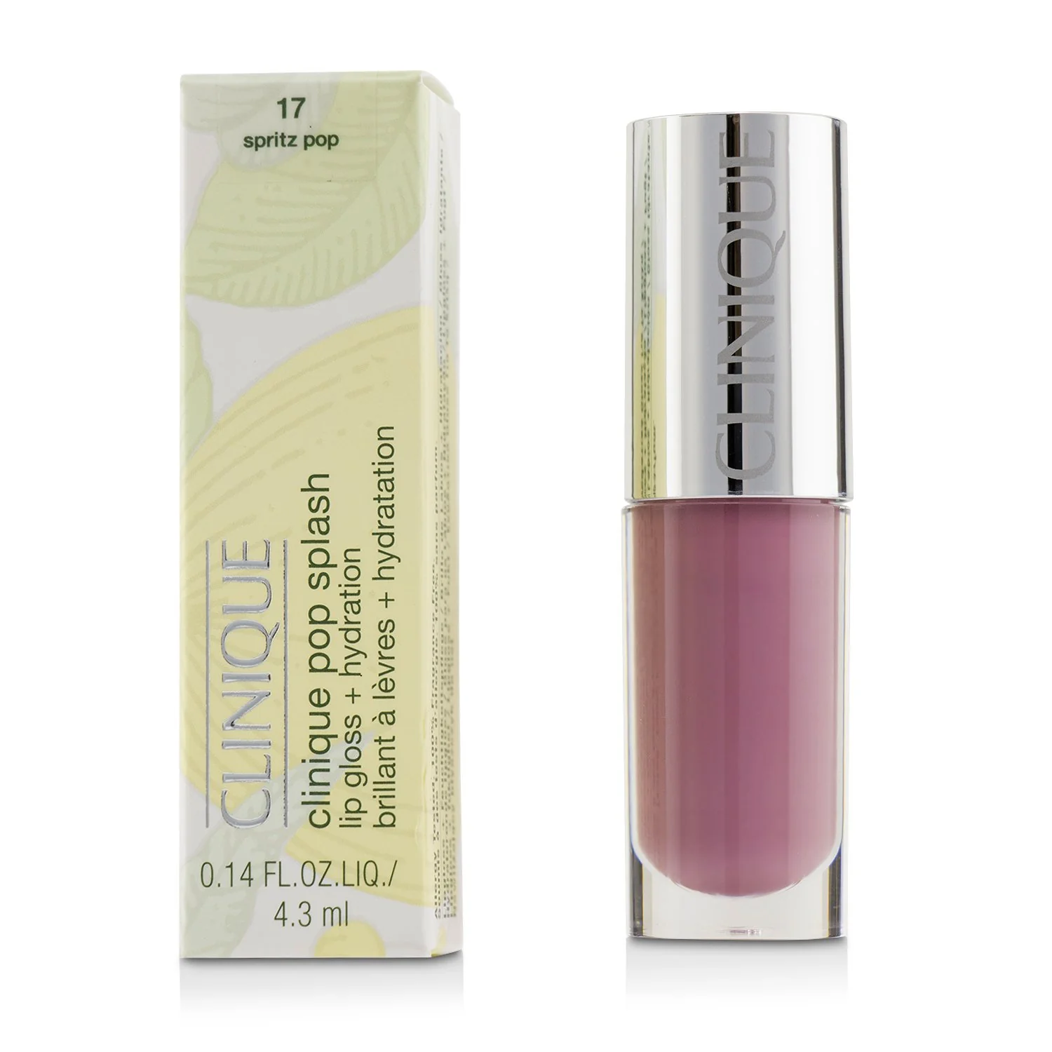 Clinique Pop Splash Lip Gloss + Hydration - # 13 Juicy Apple  4.3ml/0.14oz