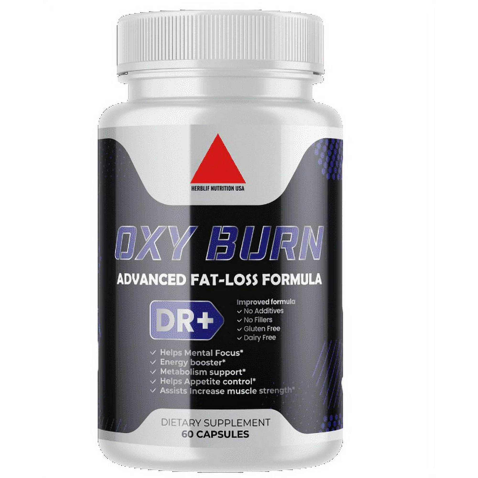 Oxy Burn Belly Fat Burner Pills to Lose Stomach Fat - Weight Loss Supplement, Men & Women - 60 Capsules