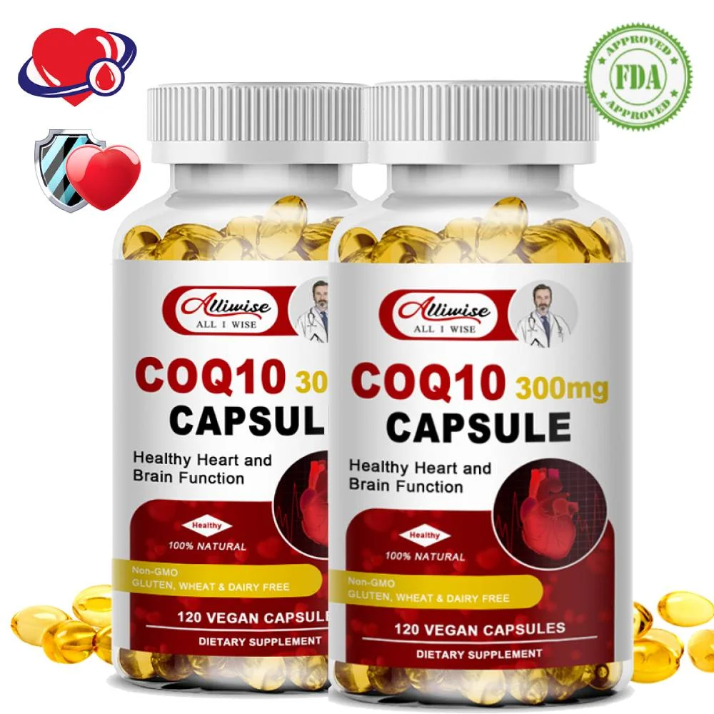 (2 Pack) CoQ10 300mg Softgels Better Absorption Coenzyme Q10 Supplements for Vascular and Heart Health