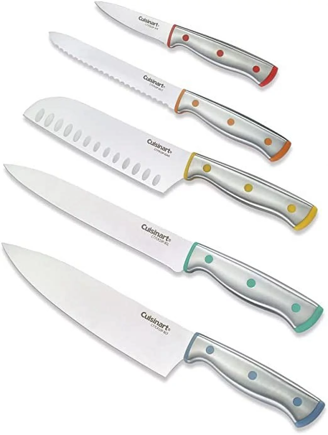 Cuisinart - Color Core 10 Piece Cutlery Set - Multicolor