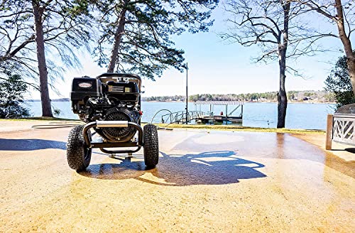 Simpson 61014 3500 PSI at 2.5 GPM Honda GX200 with AAA AX300 Axial Cam Pump Cold Water Professional Gas Pressure Washer PS61002-S