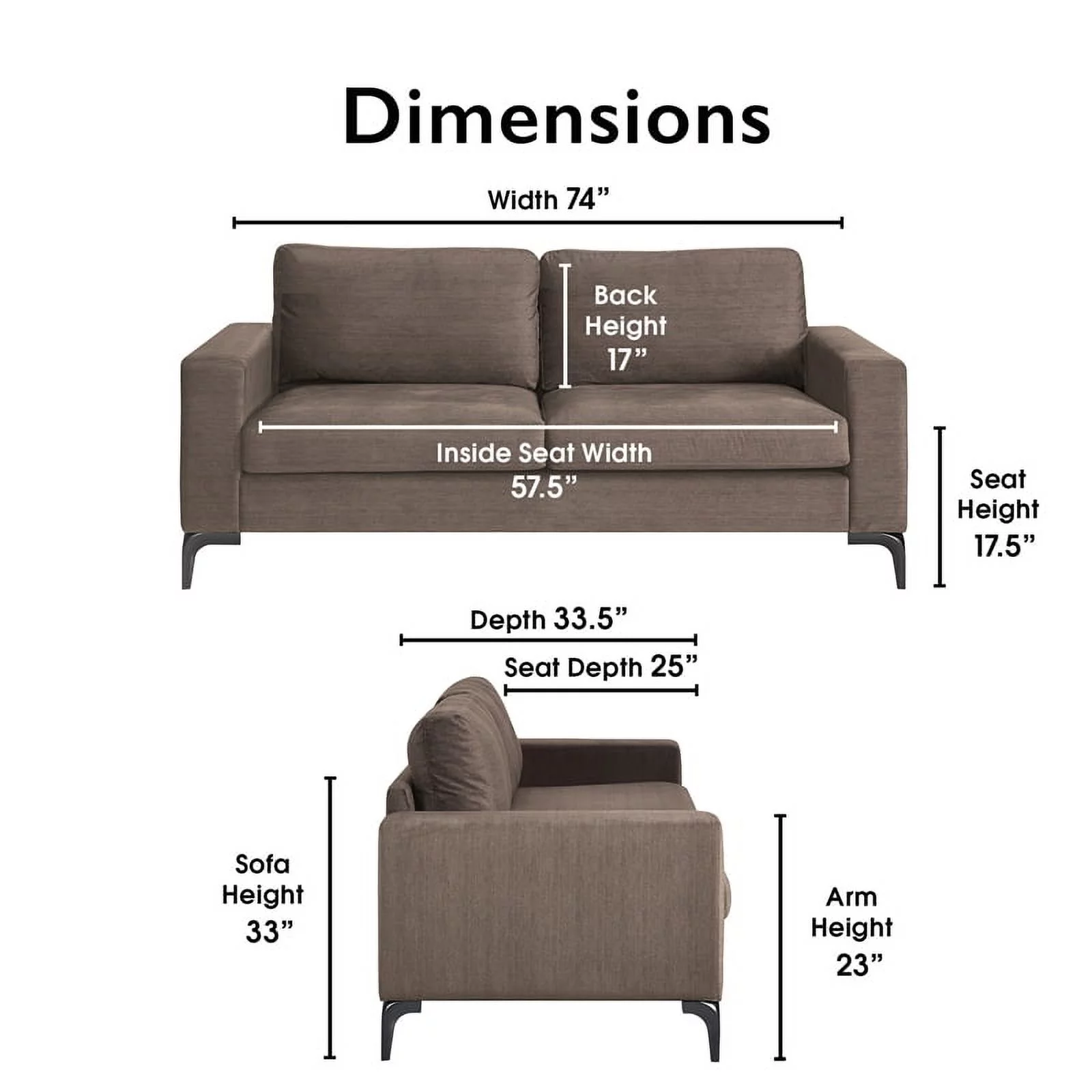 Tommy Hilfiger Austin Sofa - Neutral Buff