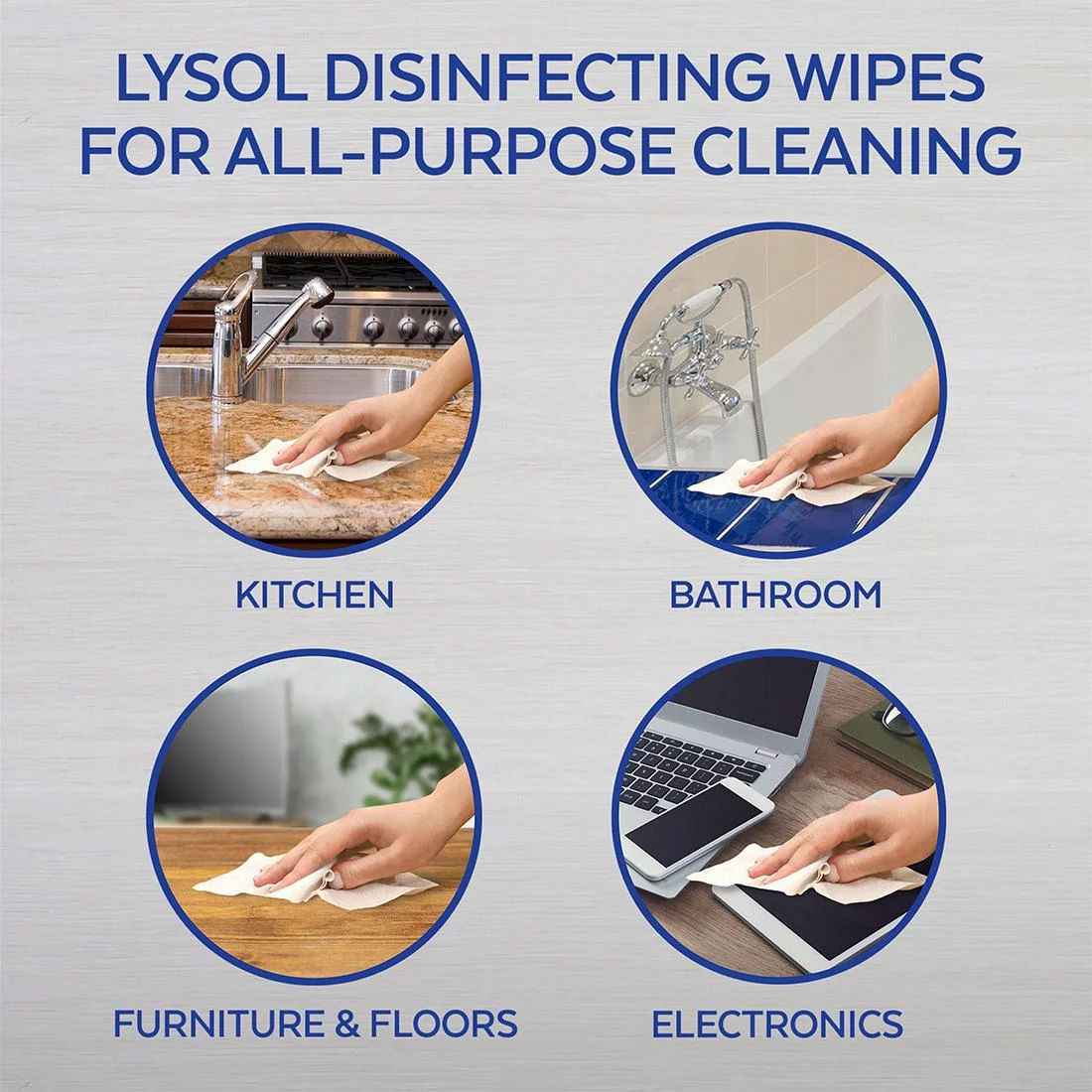 Lysol® Advanced Cleaning Disinfecting Wipes Variety Pack, 8-3/8