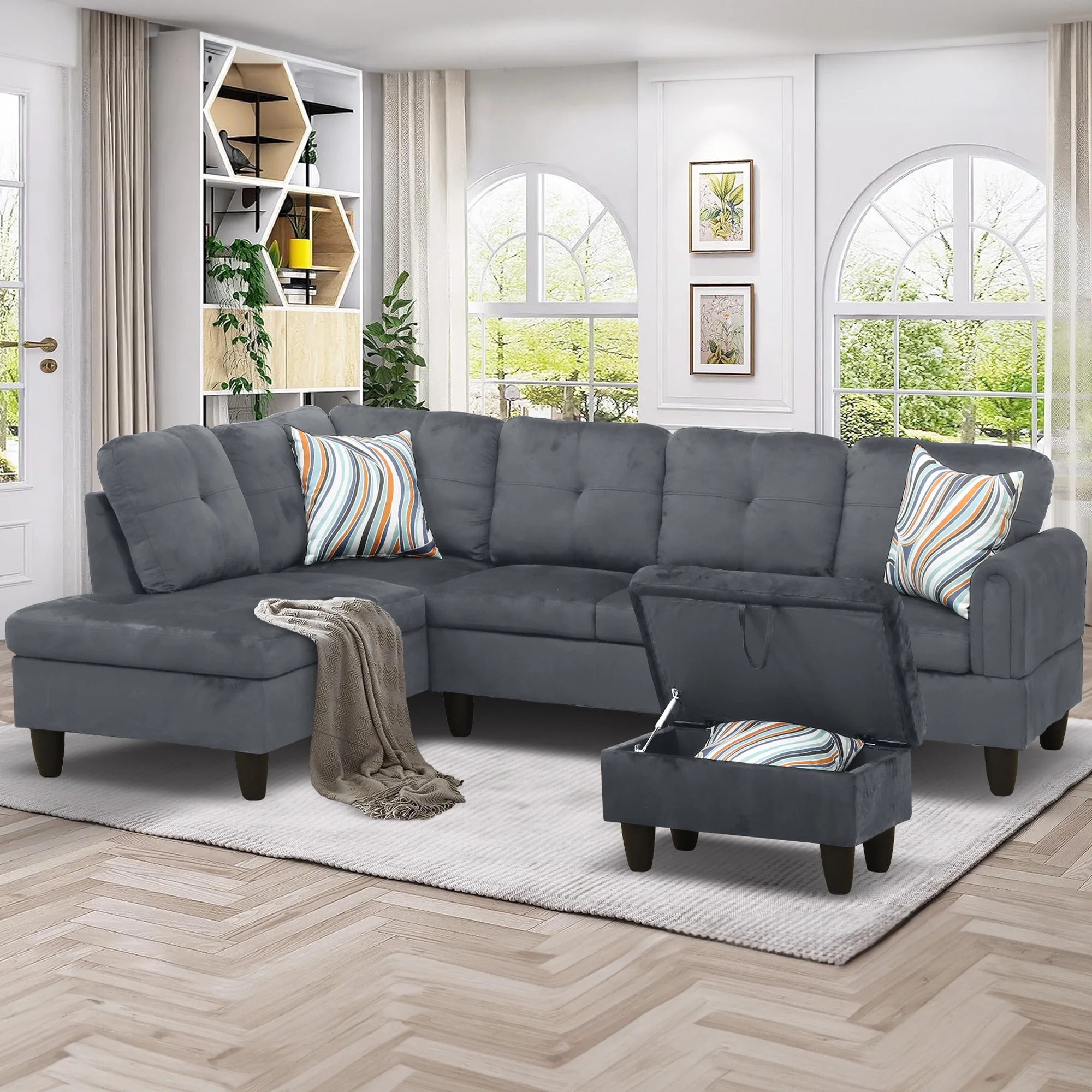 Aukfa Sectional Sofa, 97
