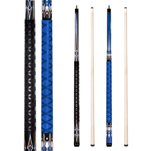 Pool Sticks Set of 4 and Pool Sticks Set of 2 with 13mm Cue Tip 58