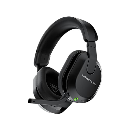 Turtle Beach Stealth 500 Wireless Amplified Gaming Headset for PC, PS5, PS4, & Mobile – 40-Hr Battery, Bluetooth, Memory Foam Cushions, Flip-to-Mute Mic, EQ Presets, Companion App – Black