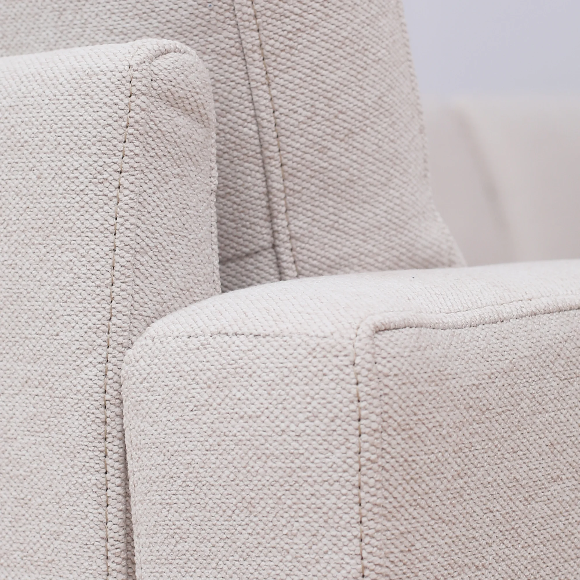 Dawn Whisper Modern Large Upholstered U-Shape Sectional Sofa, Extra Wide Chaise Lounge Couch, Beige