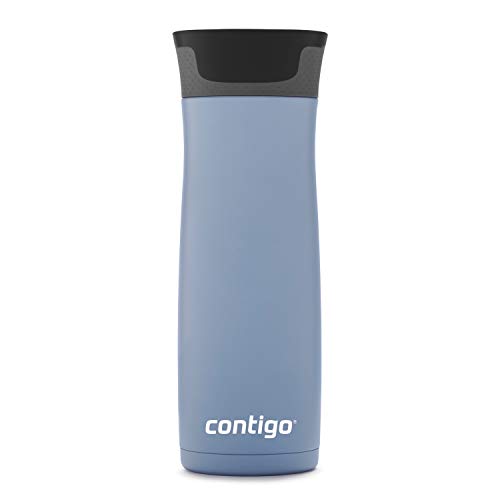 Contigo AUTOSEAL West Loop Vacuum-Insulated Stainless Steel Travel Mug with Easy-Clean Lid 20 oz Sake
