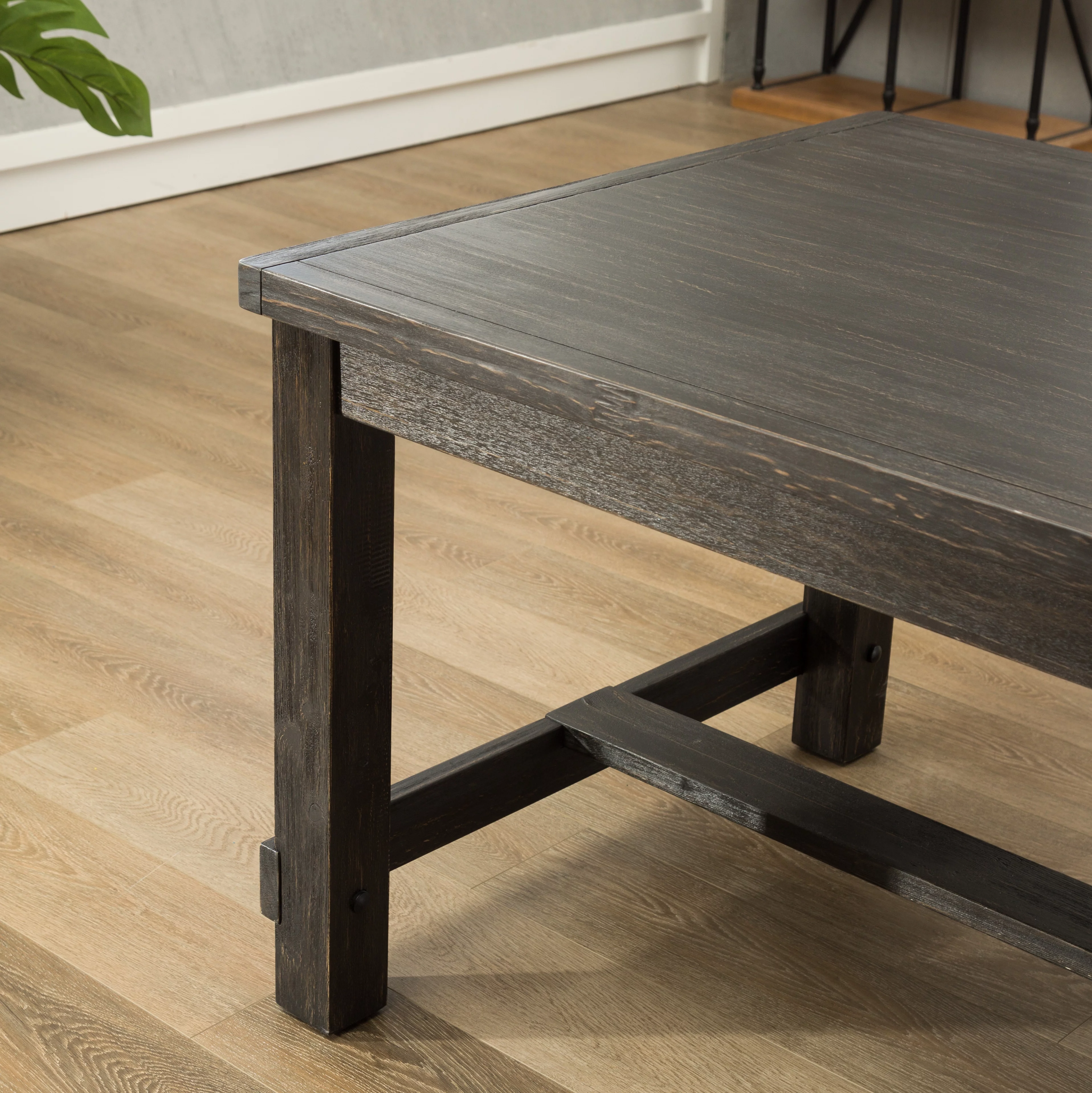 Roundhill Furniture Leviton 5-Piece Dining Set, 30’’Height Table, Up to 4 Seats, Blue