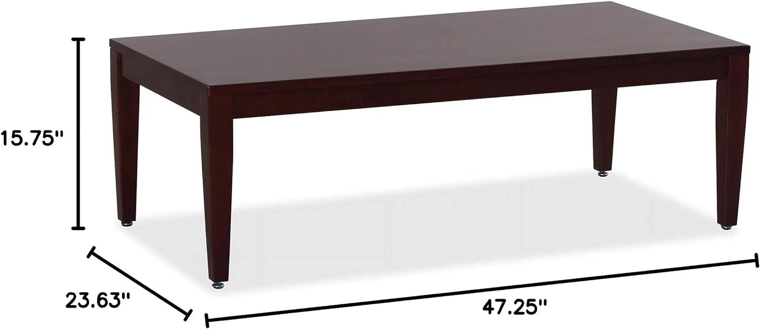 TJUNBOLIFE Accession Coffee Table  Birch Mahogany