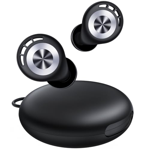 Ear Plugs for Sleeping Noise Cancelling 50dB Concert Earplugs for Noise Reduction Reusable Soft Silicone Ear Plugs for Snoring Shooting Motorcycle Airplanes Musicians with 7 Eartips Case Black