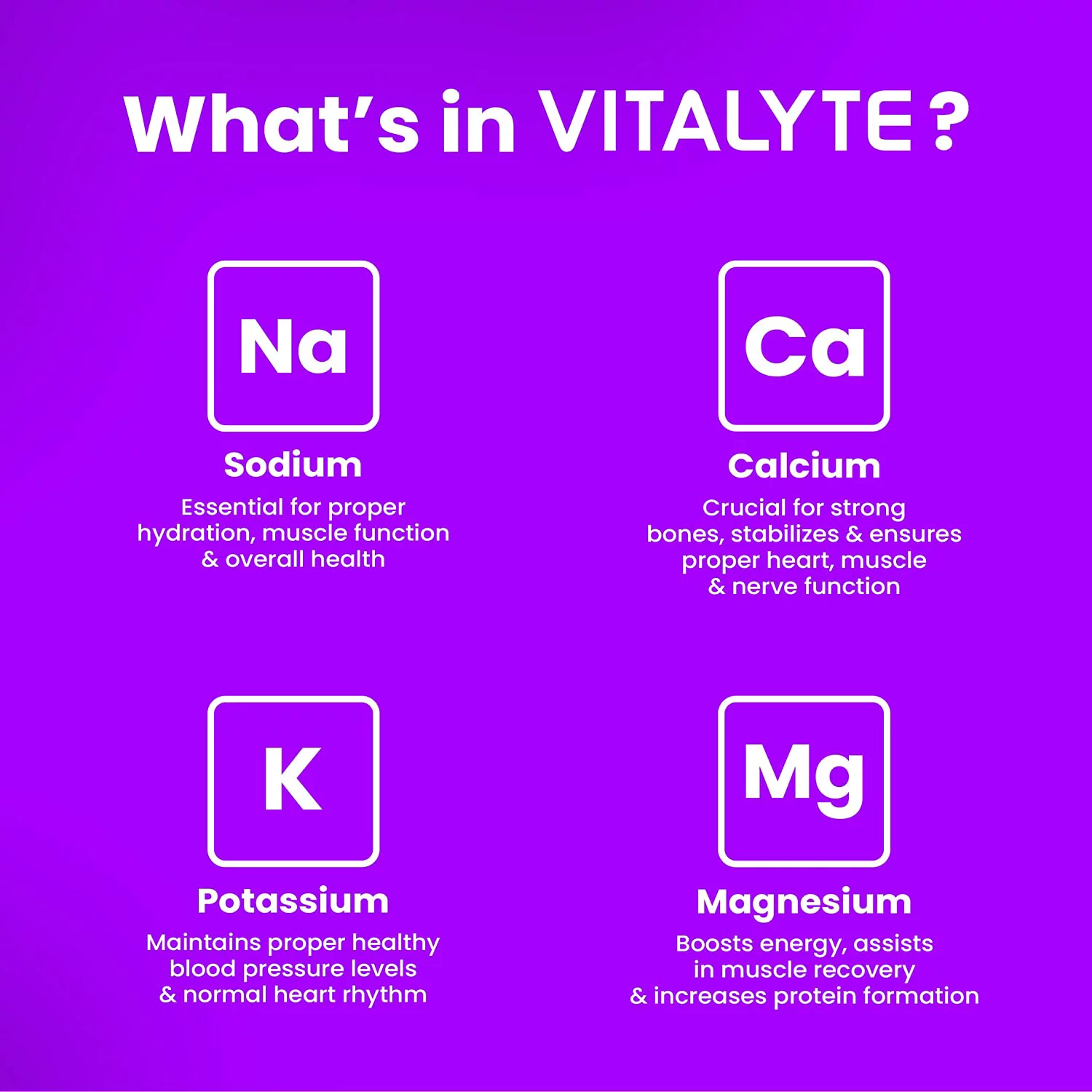 Vitalyte Electrolyte Replacement Powder Drink Mix, 40 16 Ounces per Serving (Grape)