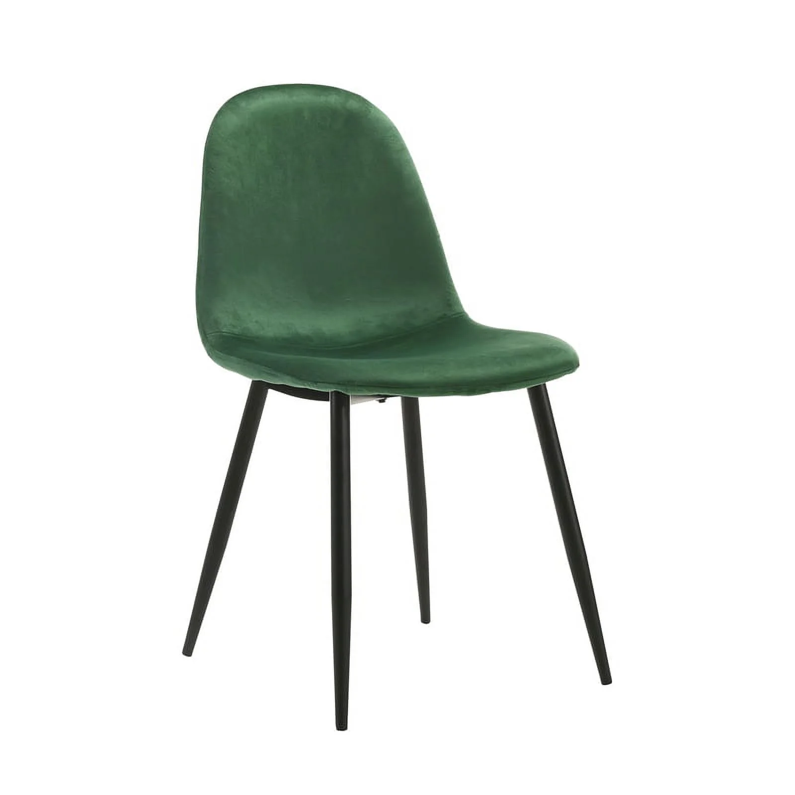 Picket House Furnishings Isla Velvet Side Chair in Emerald
