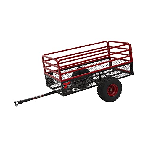 YUTRAX® HC1750 Trailer, Heavy-Duty Trailer, 1750 lb. Load Capacity, Heavy-Duty Steel Construction, Haul 28 Cub Feet, Minimal Assembly, Large Flotation Tires