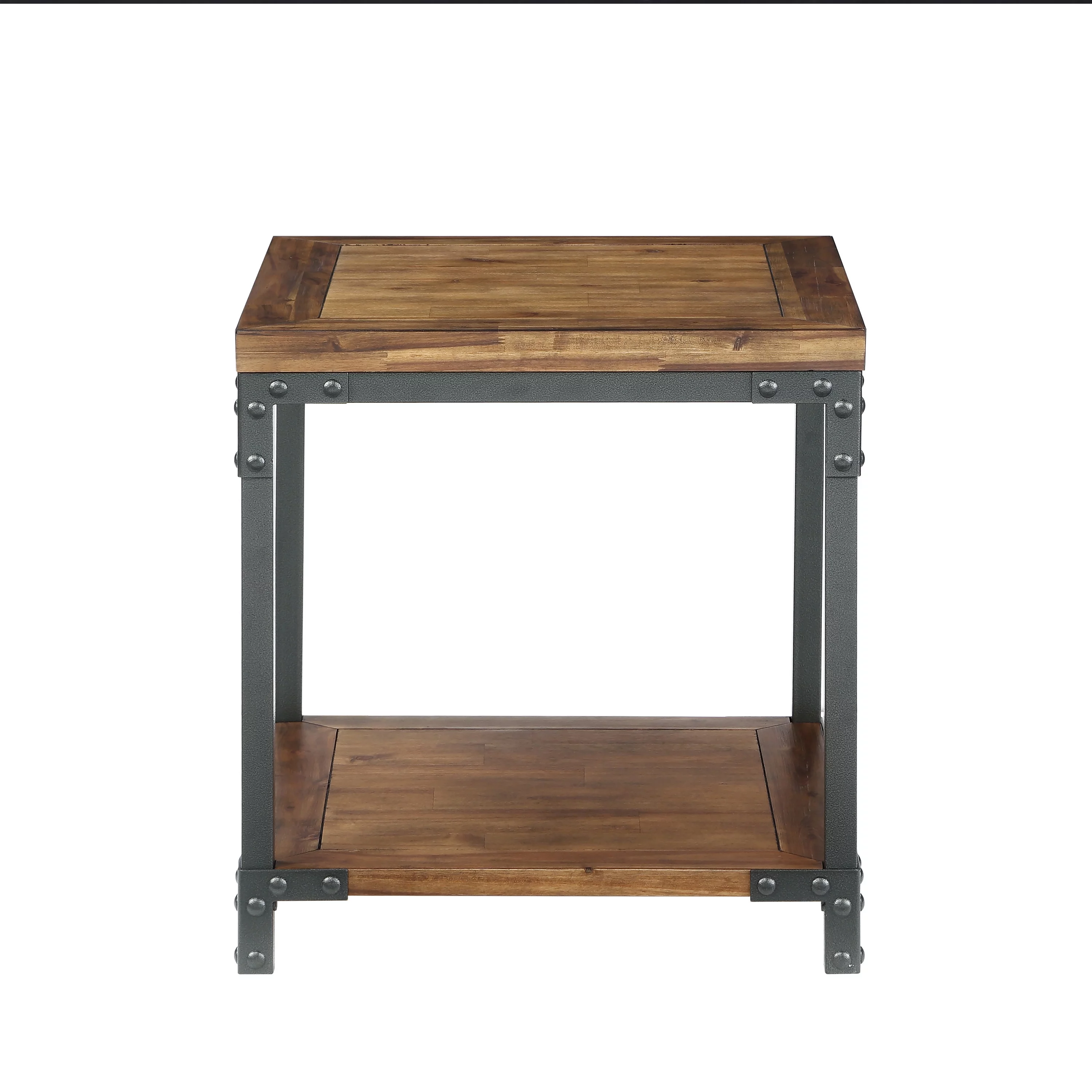 Rustic Industrial Coffee Table - 48.4 - Style & Function