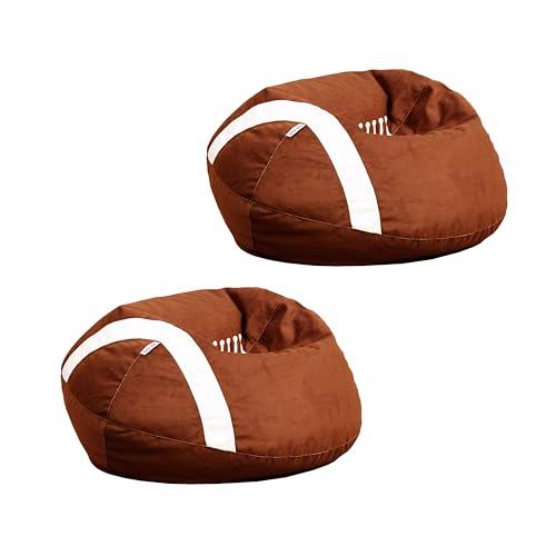 Big Joe Classic Bean Bag Chair, Sapphire Smartmax, Durable Polyester Nylon Blend, 2 feet Round