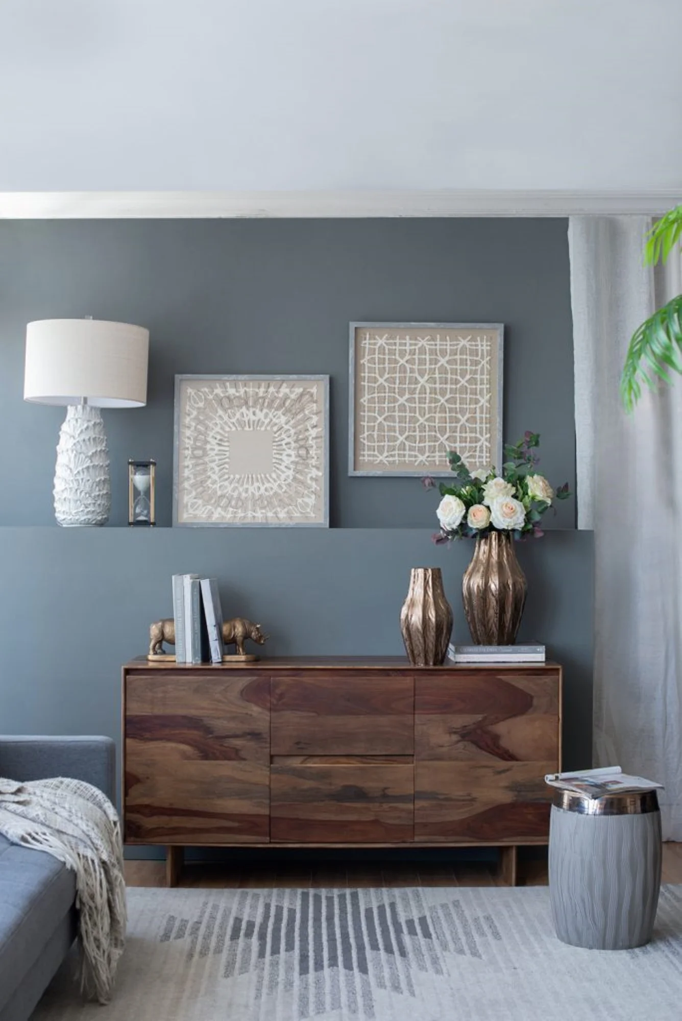 CC Home Furnishings Lucinda Shadow Box Framed Wall Art - 23.5