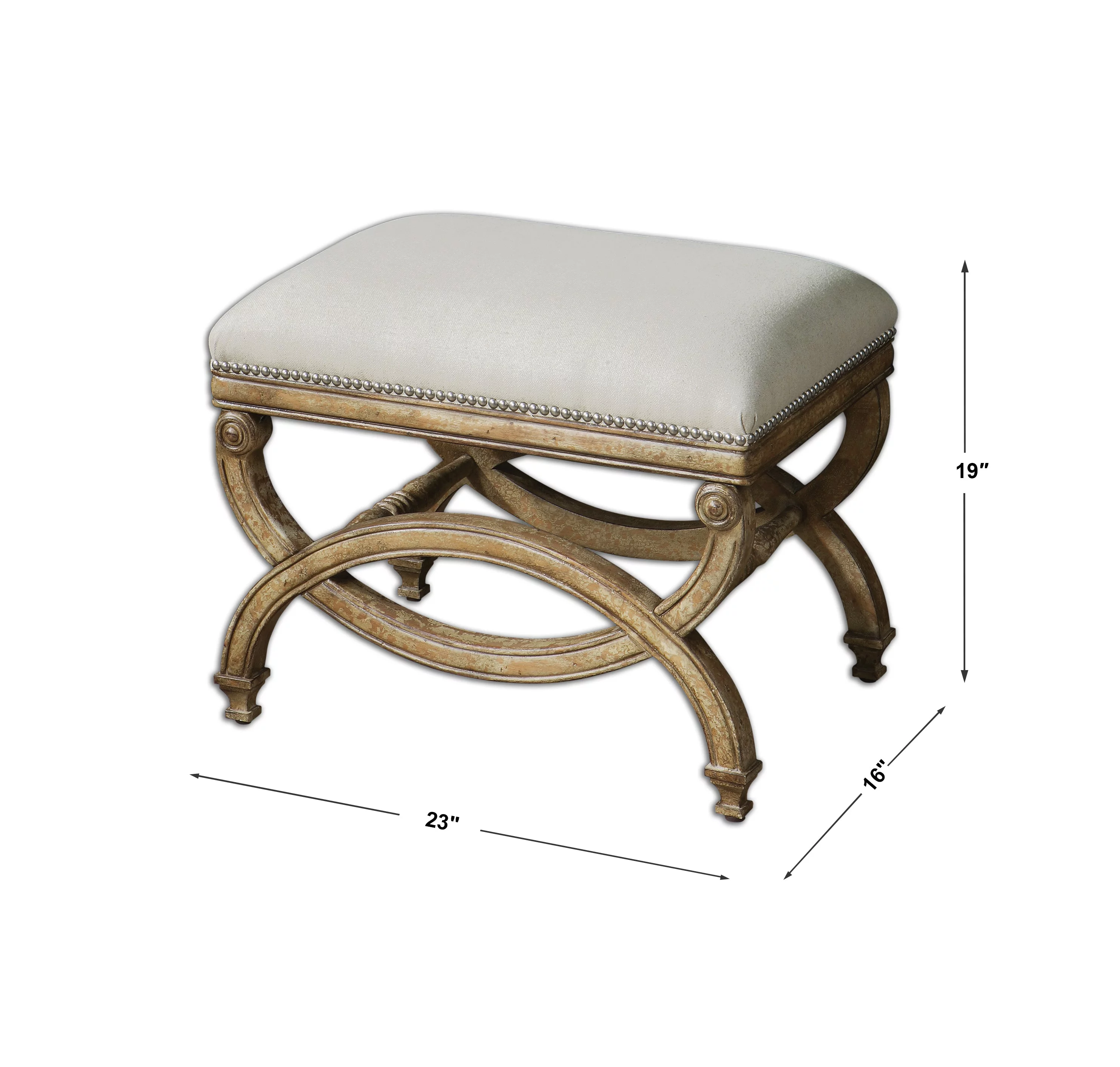 23052-Uttermost-Karline  - 23 inch Small Bench