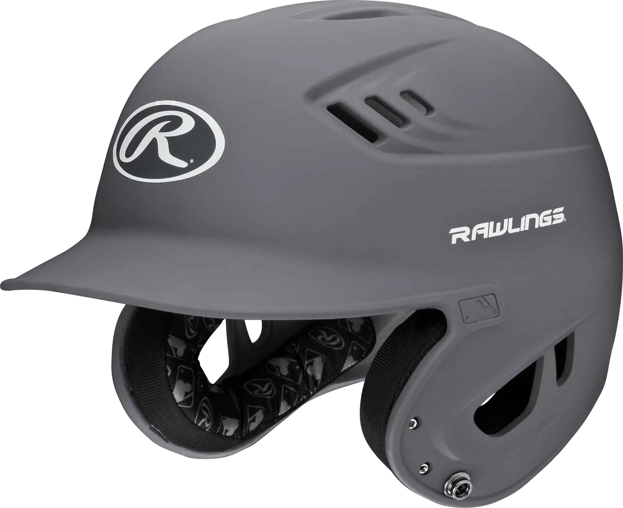 Rawlings R16 Matte Batting Helmet - Junior | Matte Black | JUNIOR