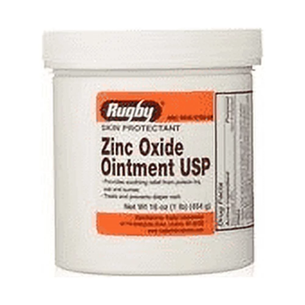 Rugby Zinc Oxide Ointment 1 Lb (16oz) Jar 1 Count