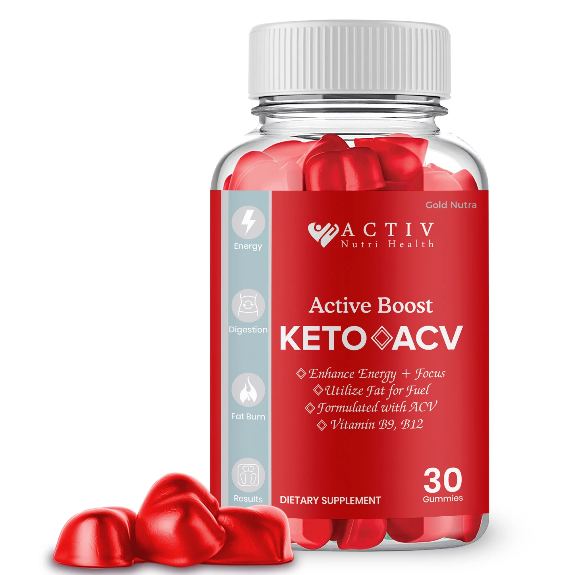 Activ Boost Keto ACV Gummies, Activ Boost Keto, Activ Keto + ACV Gummies Advanced Weight Loss, Active Keto Gummies Gummy Belly Fat (1 Pack)