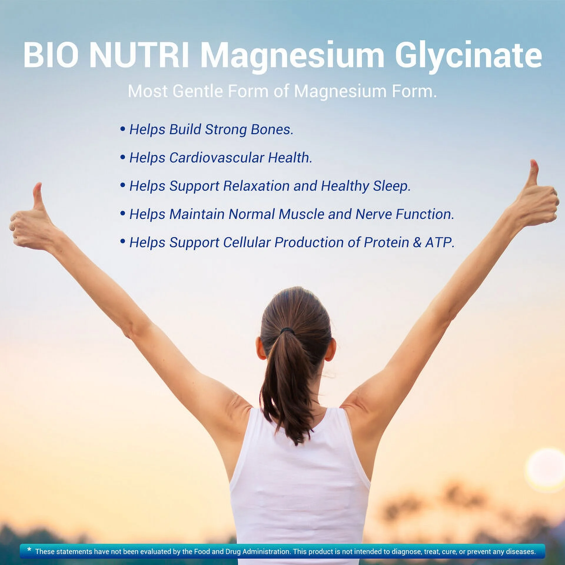 Magnesium Glycinate 1330mg 250 Capsules