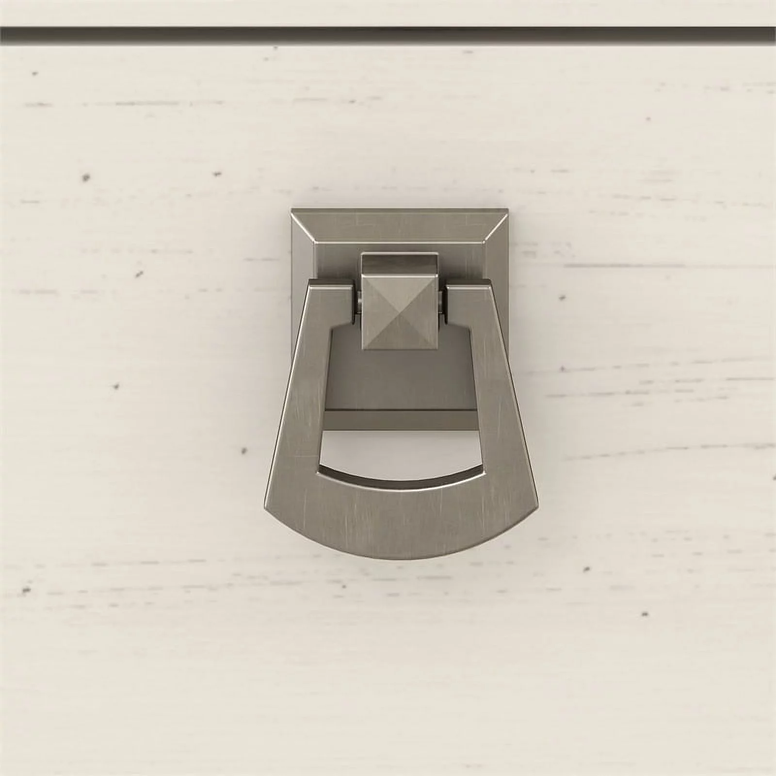 Scranton & Co Wood L Shaped Desk with Hutch in Antique White