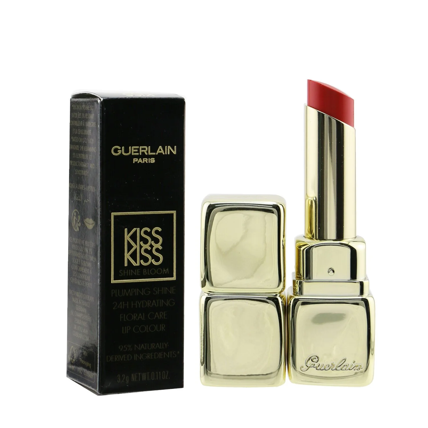 Guerlain KissKiss Shine Bloom Lip Colour - # 739 Cherry Kiss  3.2g/0.11oz