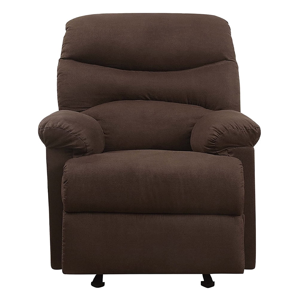 Acme Furniture Arcadia Recliner in Chocolate Microfiber
