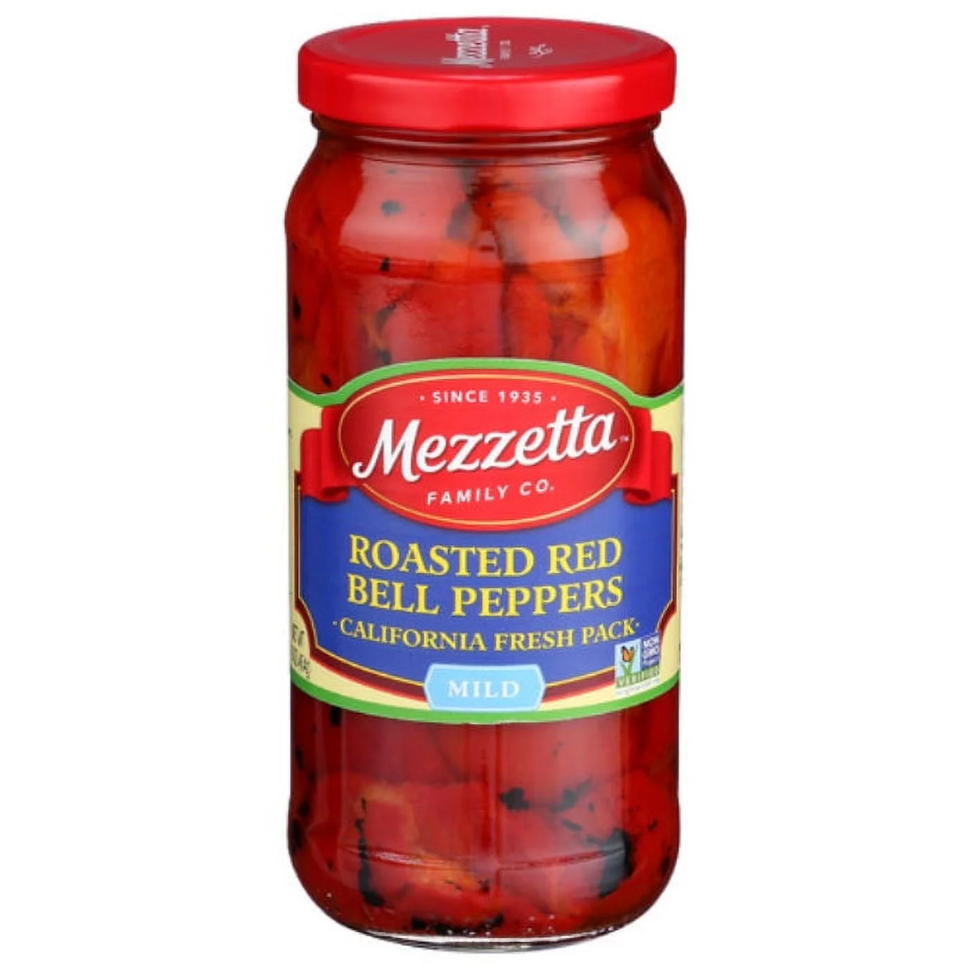 MEZZETTA PEPPER BELL RED RSTD 16 OZ - Pack of 6