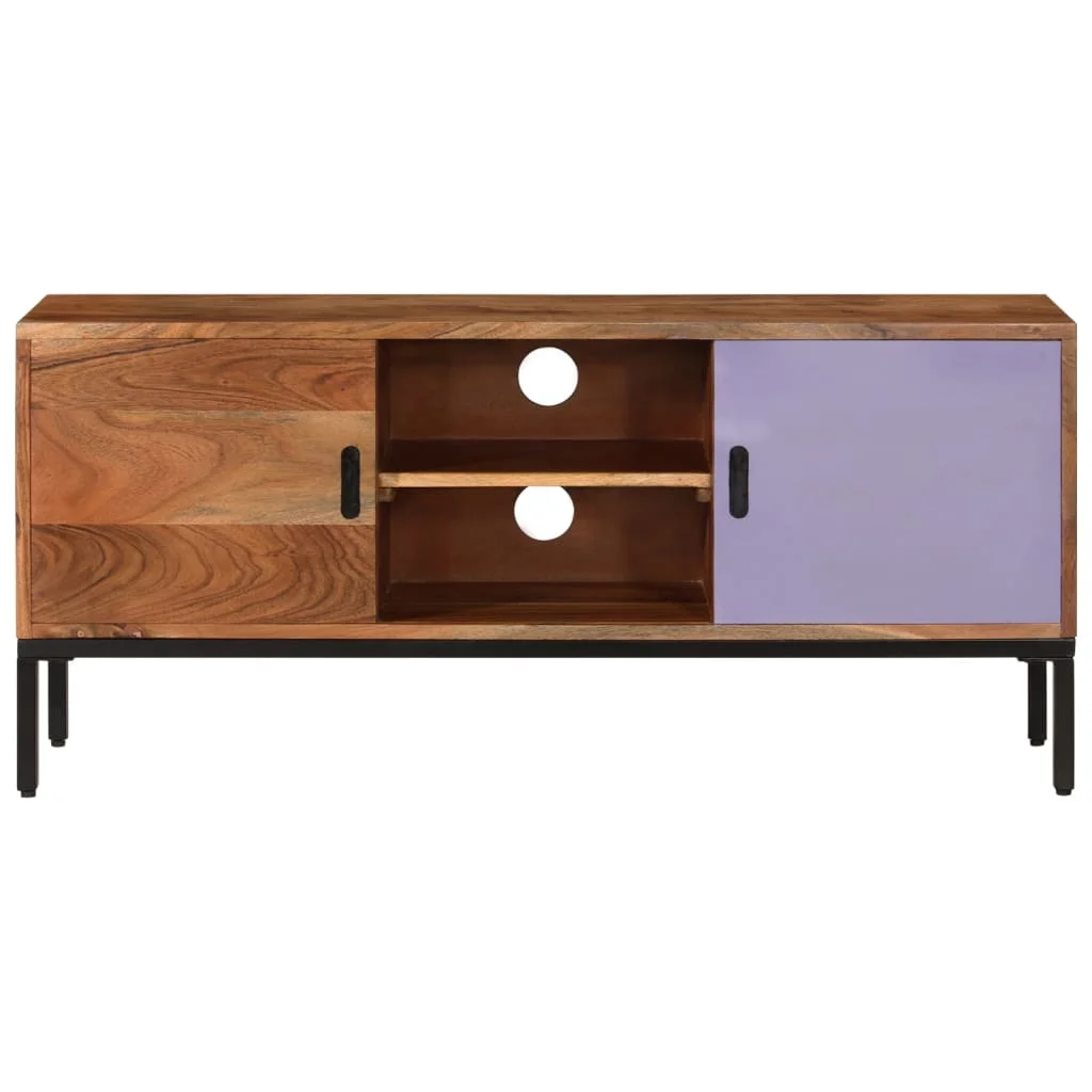 Dcenta TV Stand Honey Brown and Gray 43.3